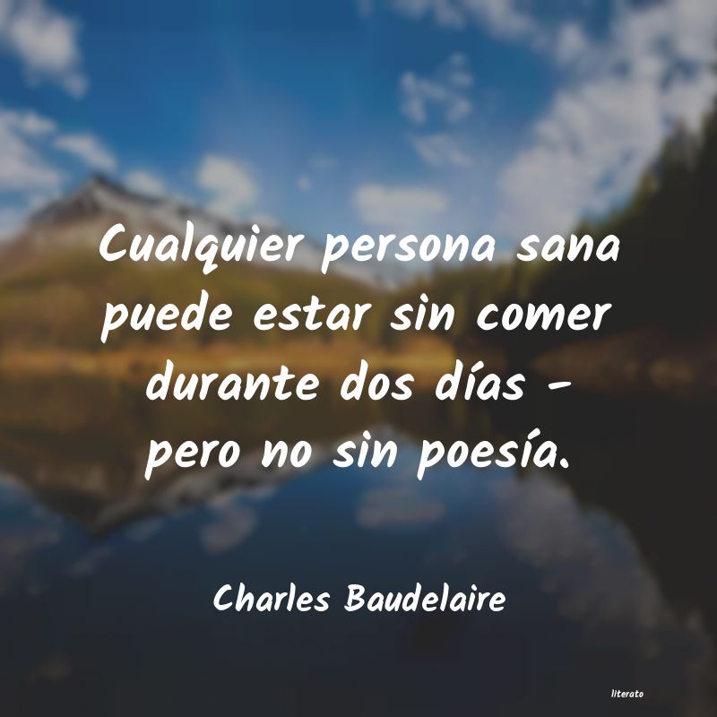 frases de Charles Baudelaire