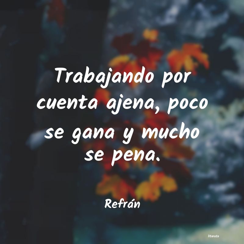 frases de Refrán