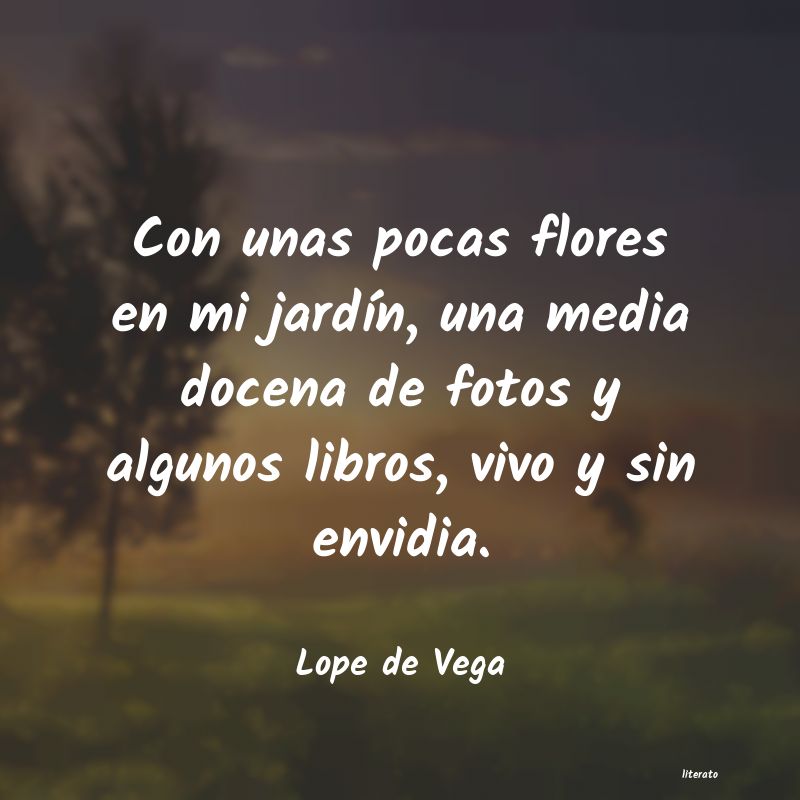 Frases de Lope de Vega