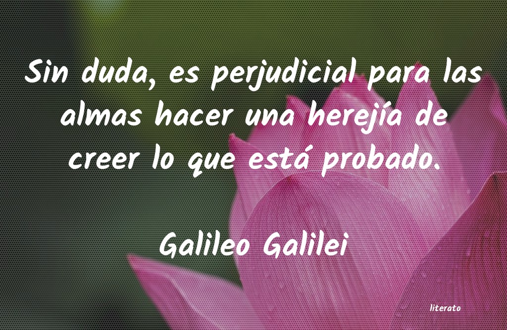 frases de Galileo Galilei