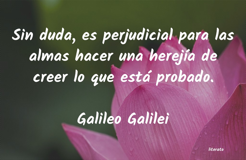 Frases de Galileo Galilei