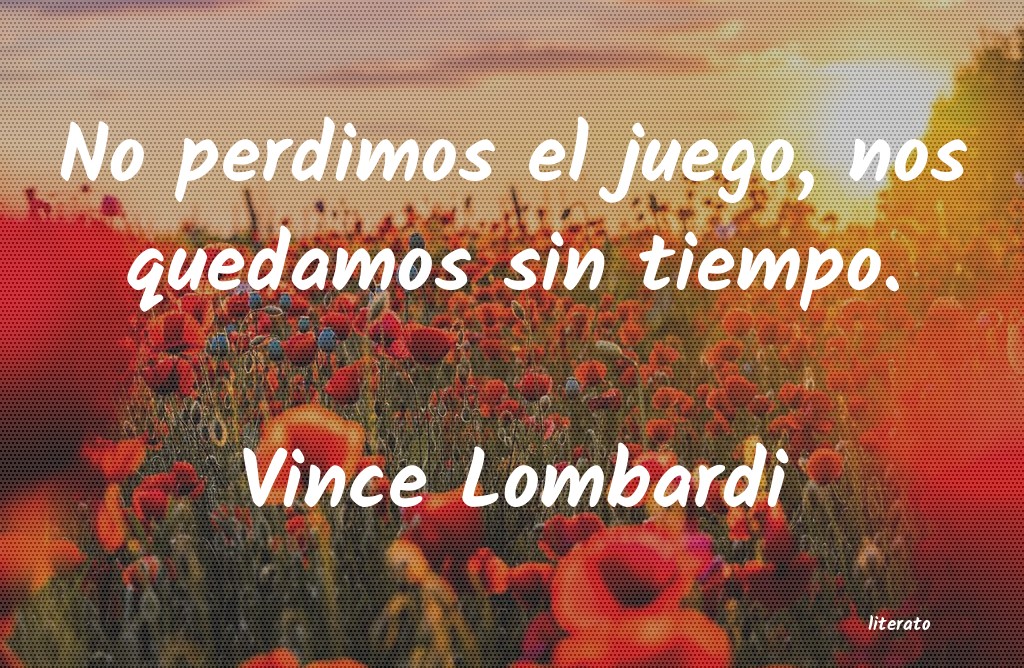 frases de Vince Lombardi