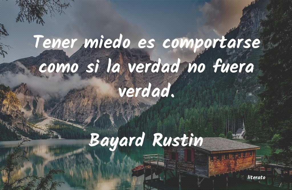 frases de Bayard Rustin