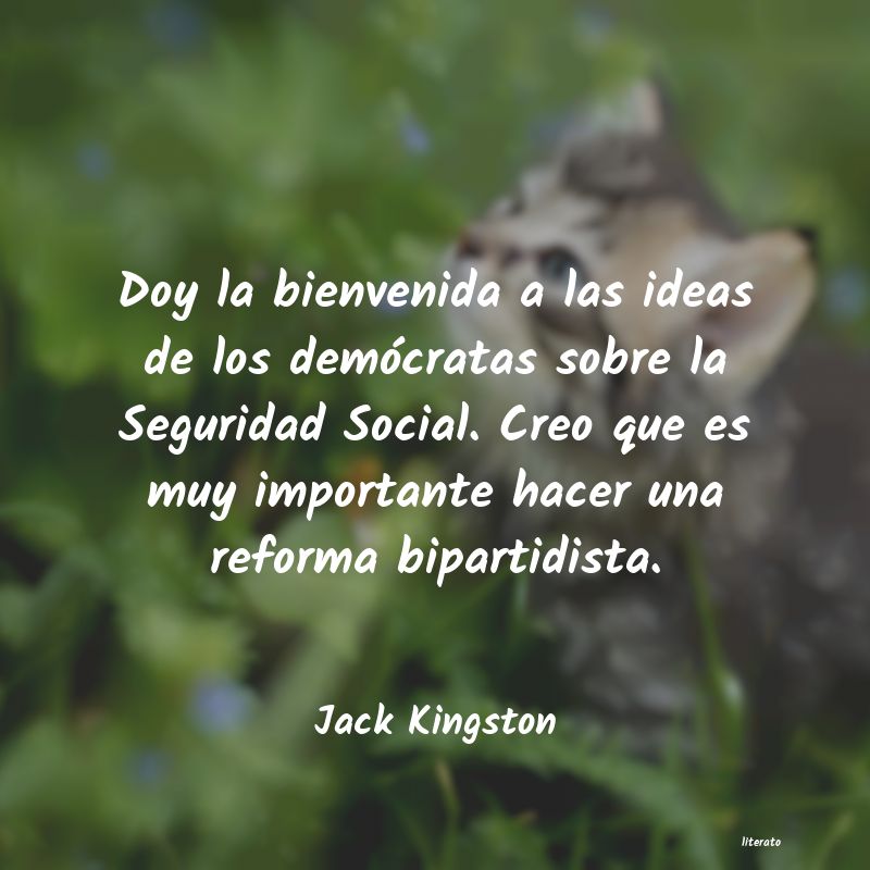 Frases de Jack Kingston