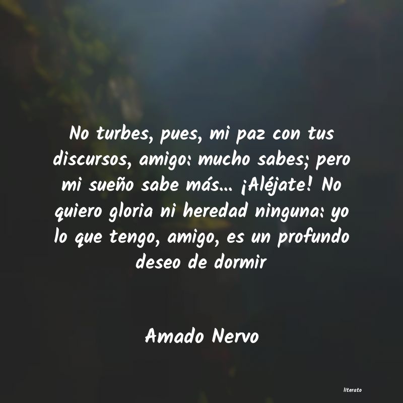 Frases de Amado Nervo