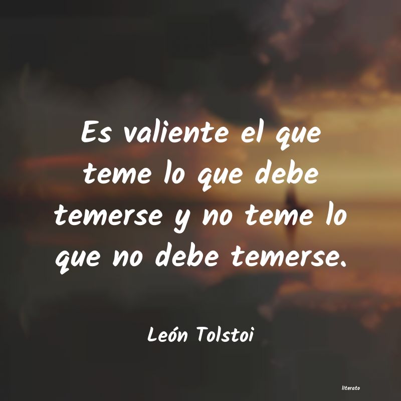 Frases de León Tolstoi