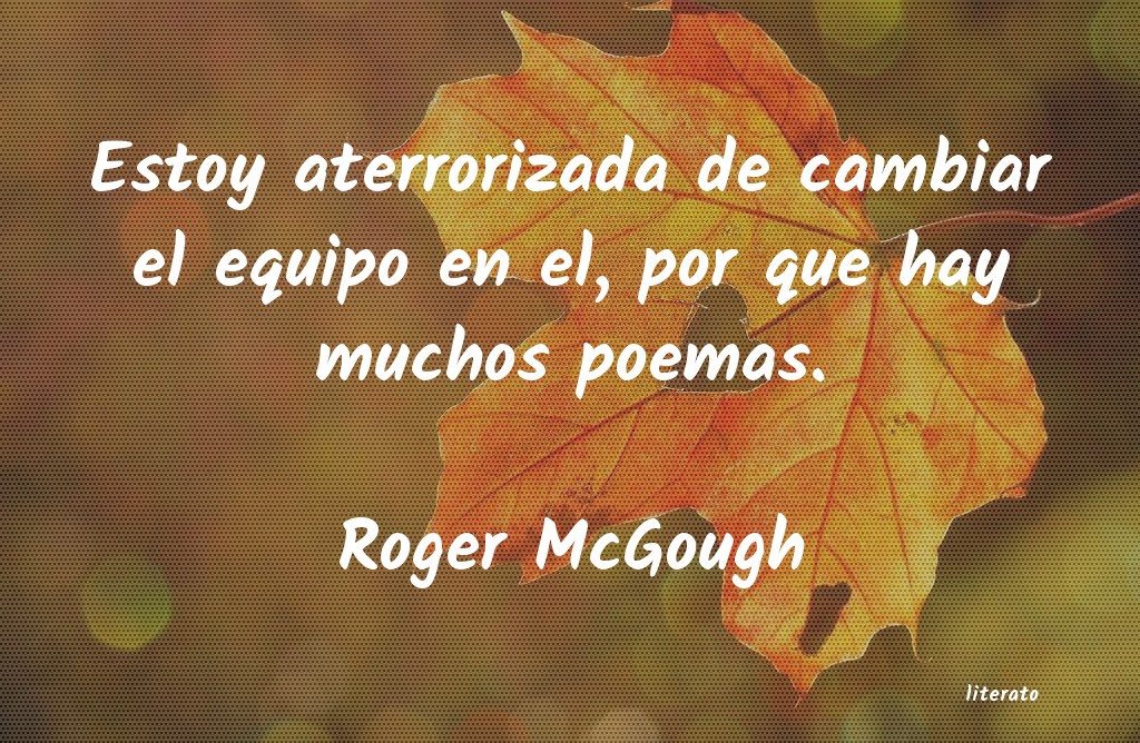 frases de Roger McGough