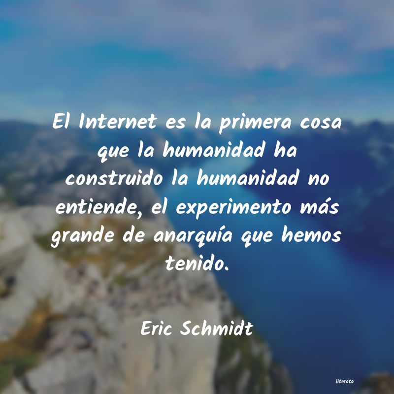 frases de Eric Schmidt
