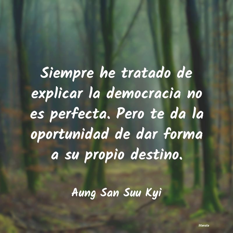 Frases de Aung San Suu Kyi