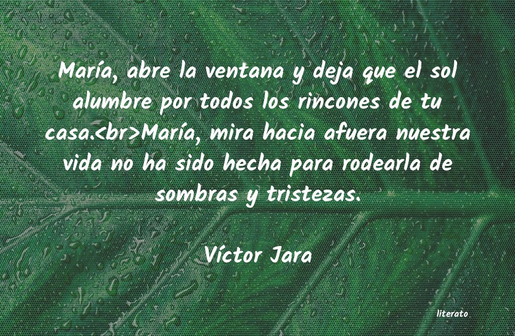 Frases de Víctor Jara