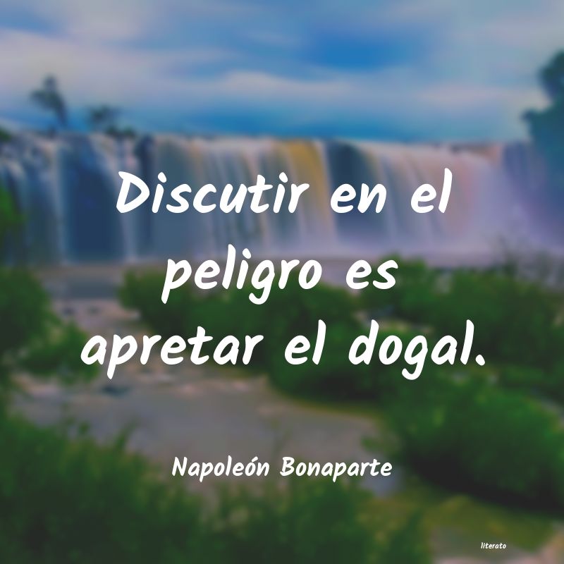 frases de Napoleón Bonaparte