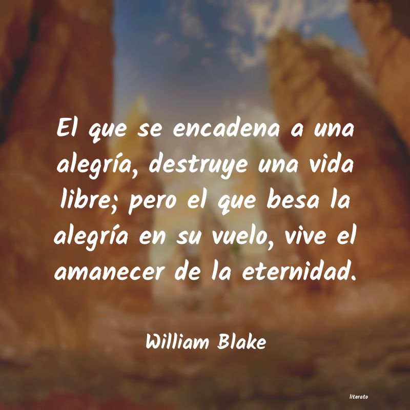 william blake eternidad