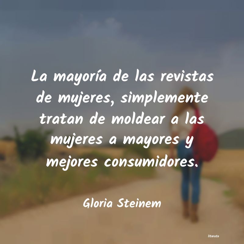 Frases de Gloria Steinem
