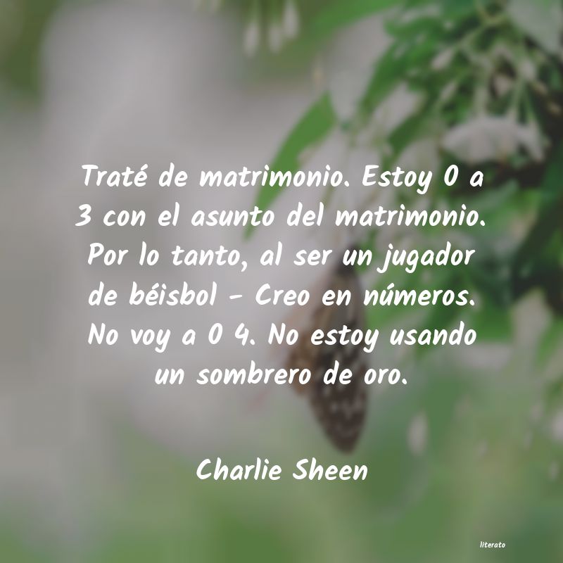 frases de Charlie Sheen