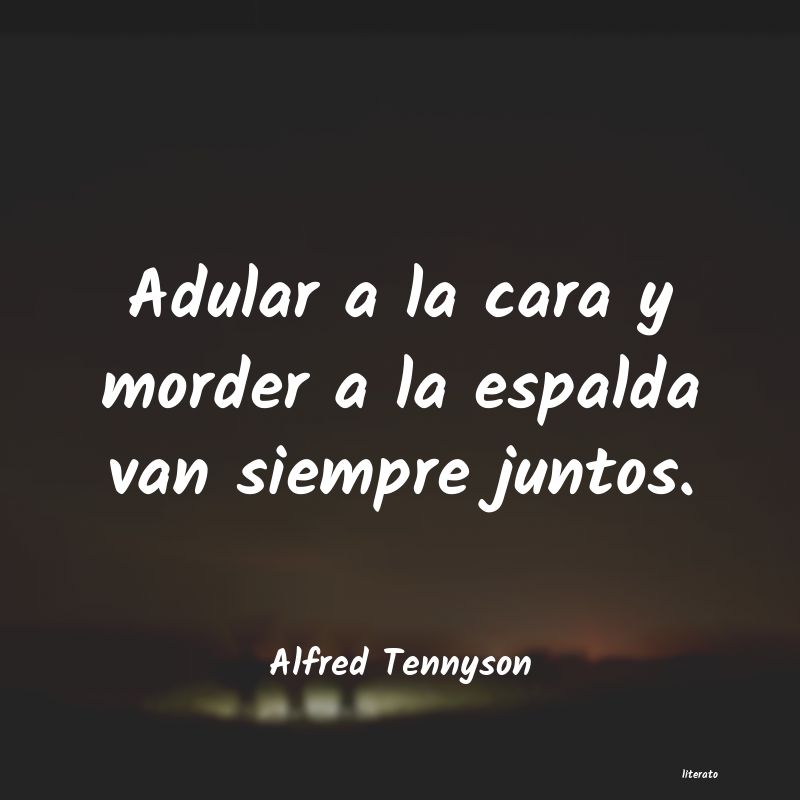 Frases de Alfred Tennyson