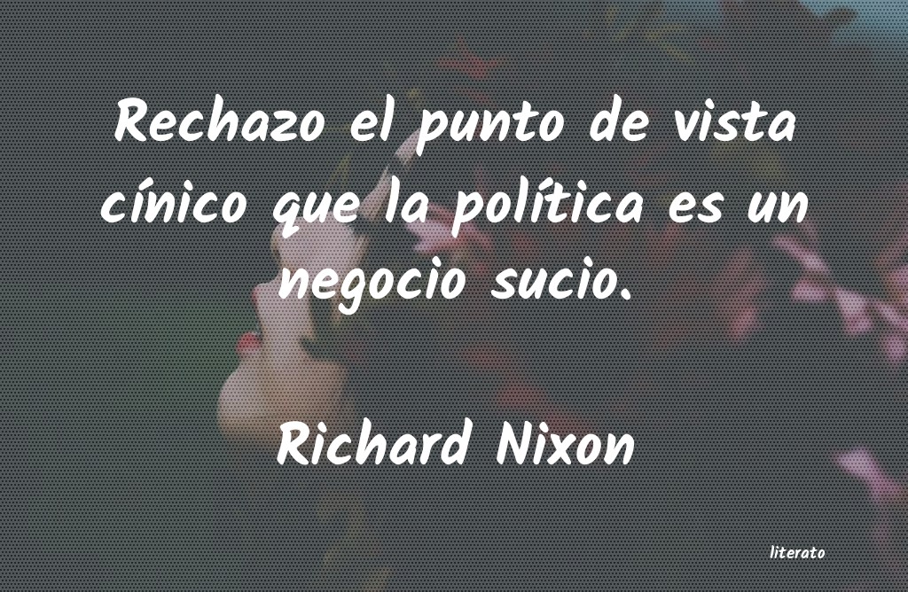 frases de Richard Nixon