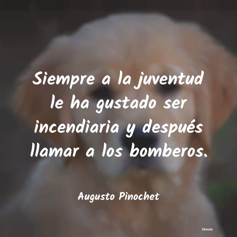 frases de Augusto Pinochet