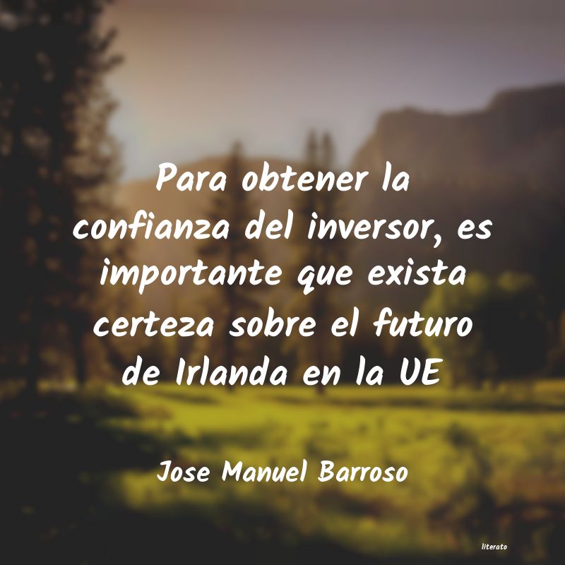 Frases de Jose Manuel Barroso