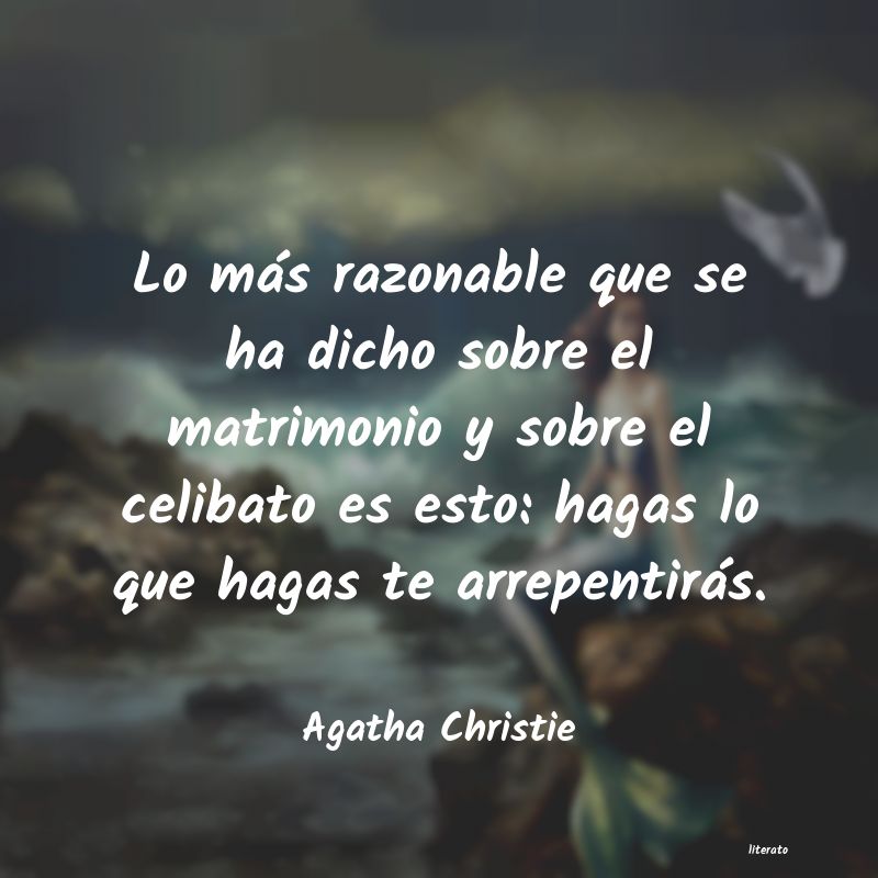 frases de Agatha Christie