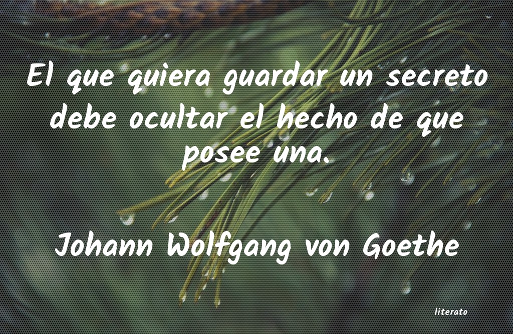 frases de Johann Wolfgang von Goethe
