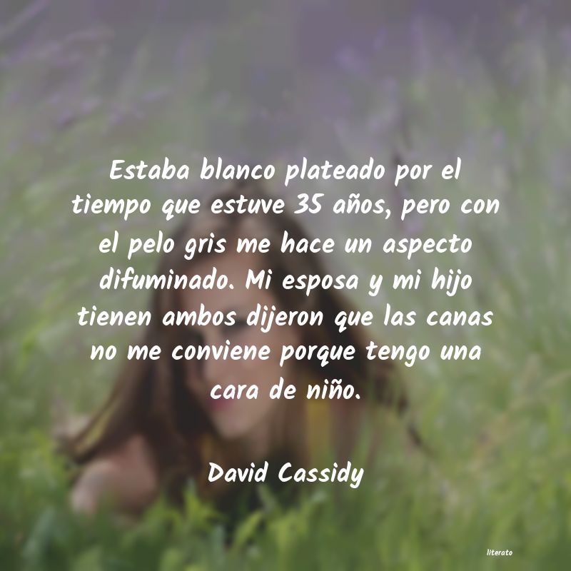 Frases de David Cassidy