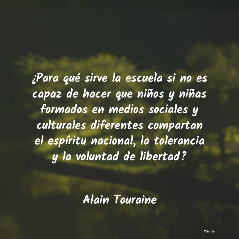 frases de Alain Touraine
