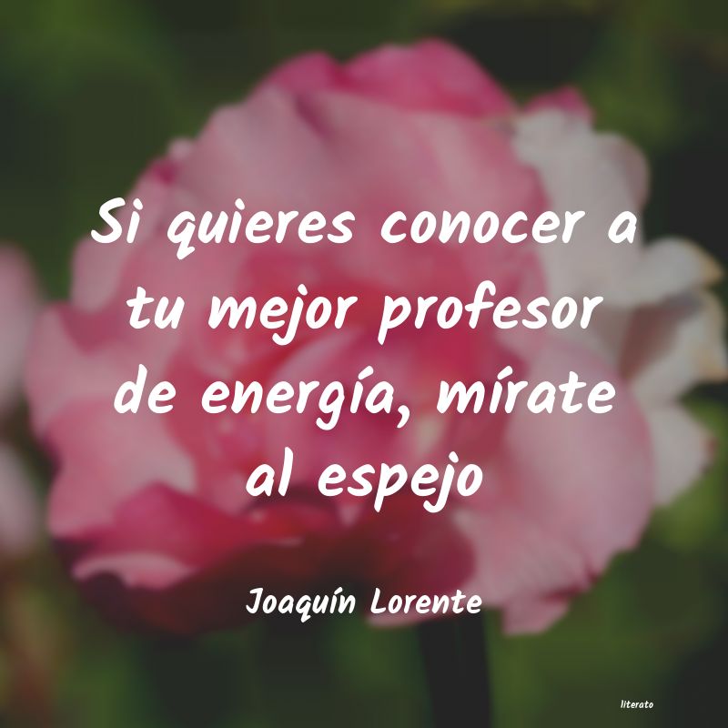 Frases de Joaquín Lorente