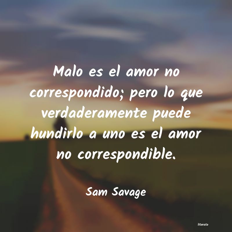 Frases de Sam Savage