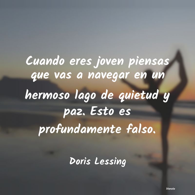 Frases de Doris Lessing