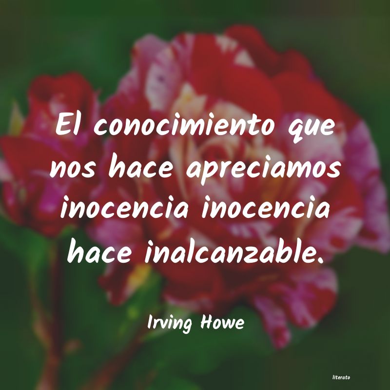 Frases de Irving Howe