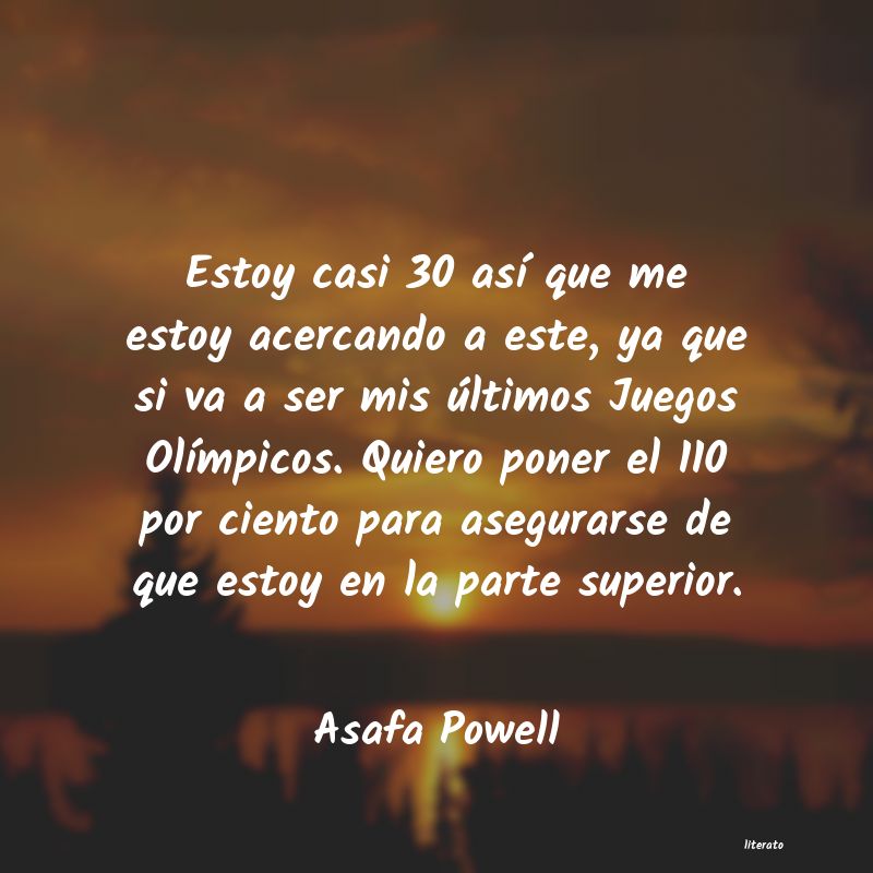 Frases de Asafa Powell