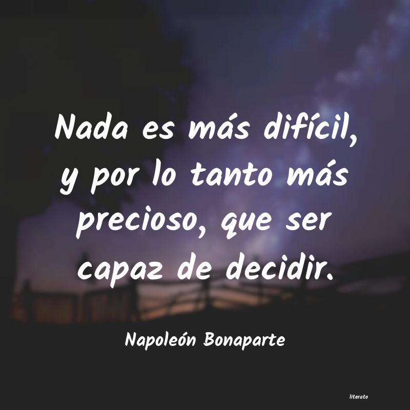 Frases de Napoleón Bonaparte