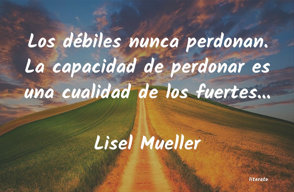 Frases de Lisel Mueller