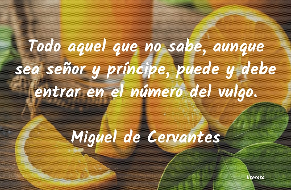 Frases de Miguel de Cervantes