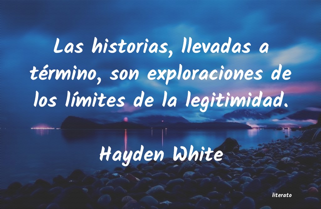 Frases de Hayden White