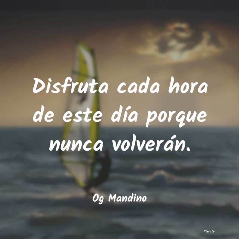 frases de Og Mandino