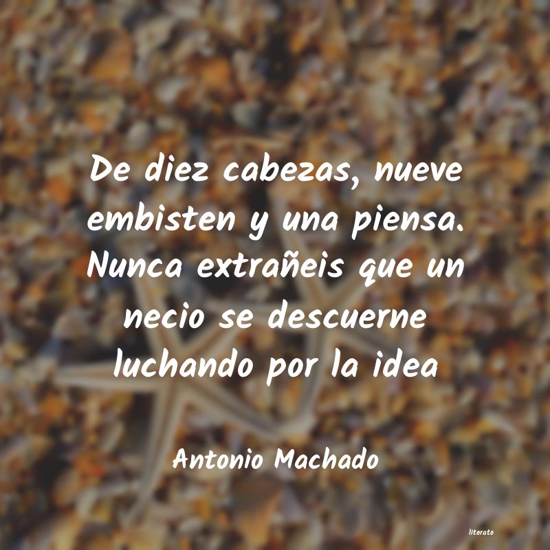 Frases de Antonio Machado