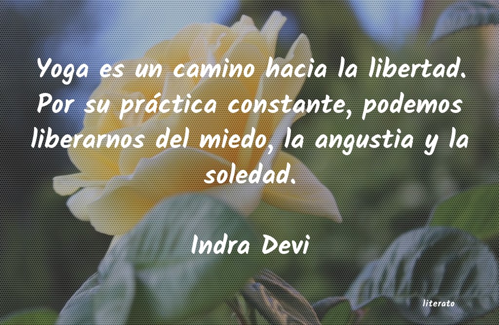 frases de Indra Devi