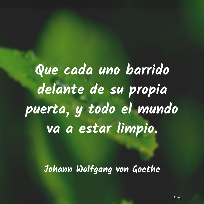 Frases de Johann Wolfgang von Goethe