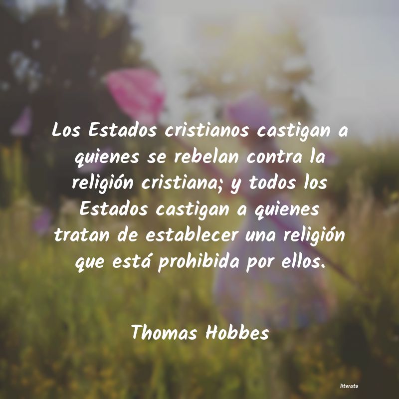 Frases de Thomas Hobbes