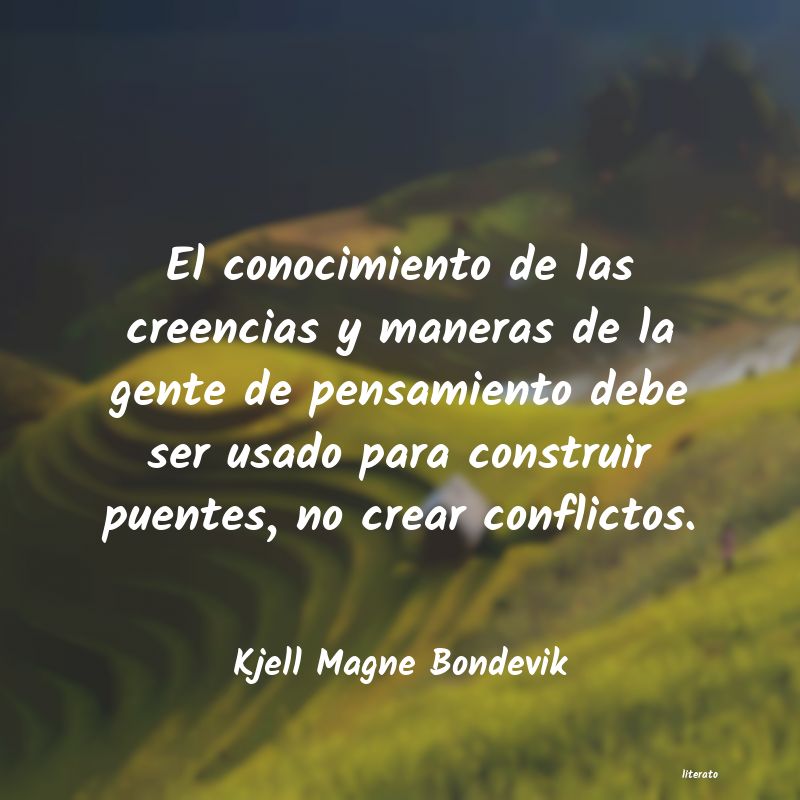 frases de Kjell Magne Bondevik