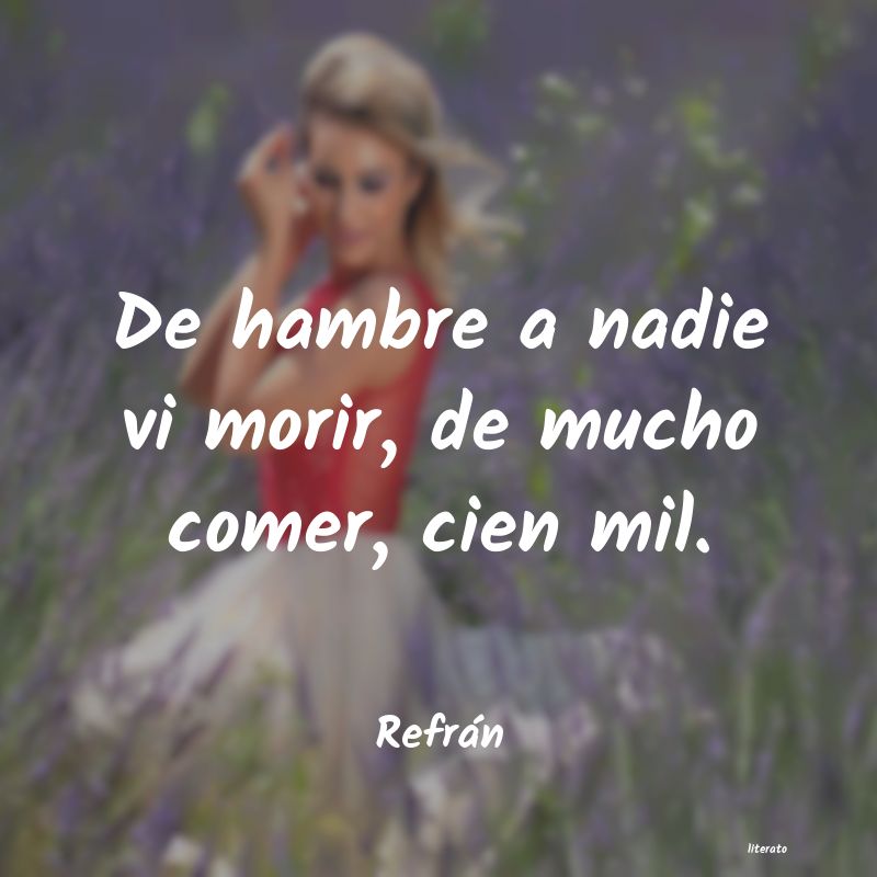 frases de Refrán