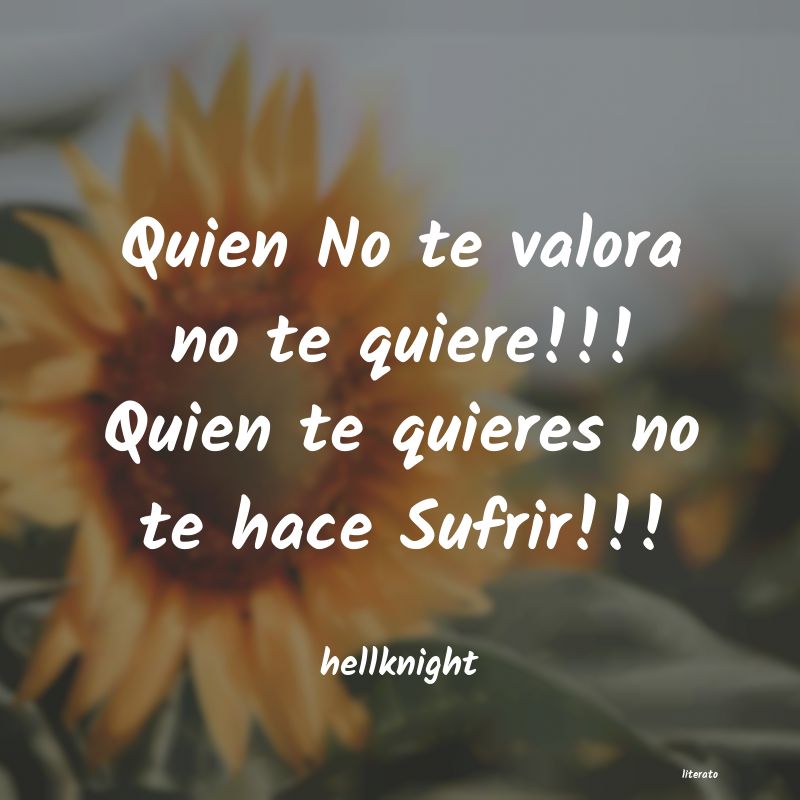 Frases para quien no te valora - Literato