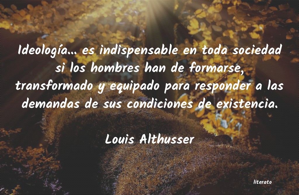 frases de Louis Althusser