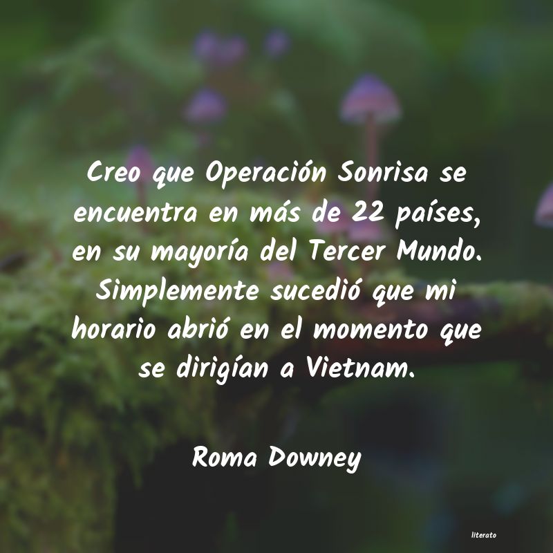 frases de Roma Downey
