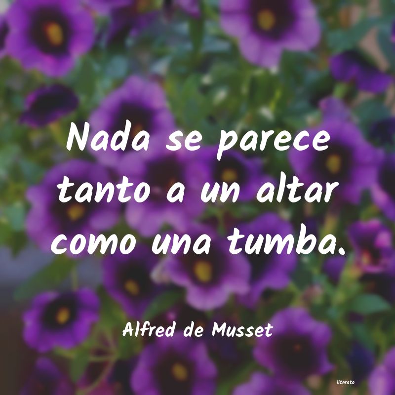 frases de Alfred de Musset