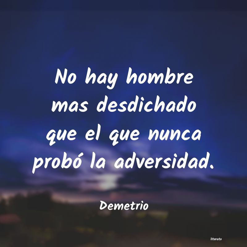 Frases de Demetrio