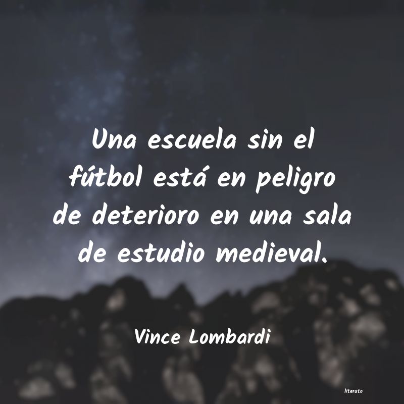 Frases de Vince Lombardi