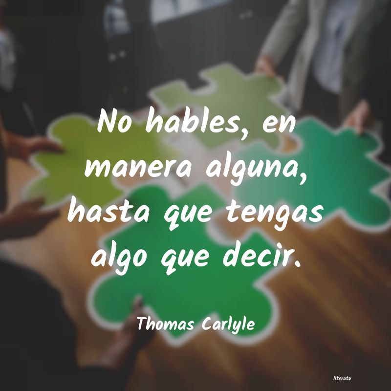 Frases de Thomas Carlyle