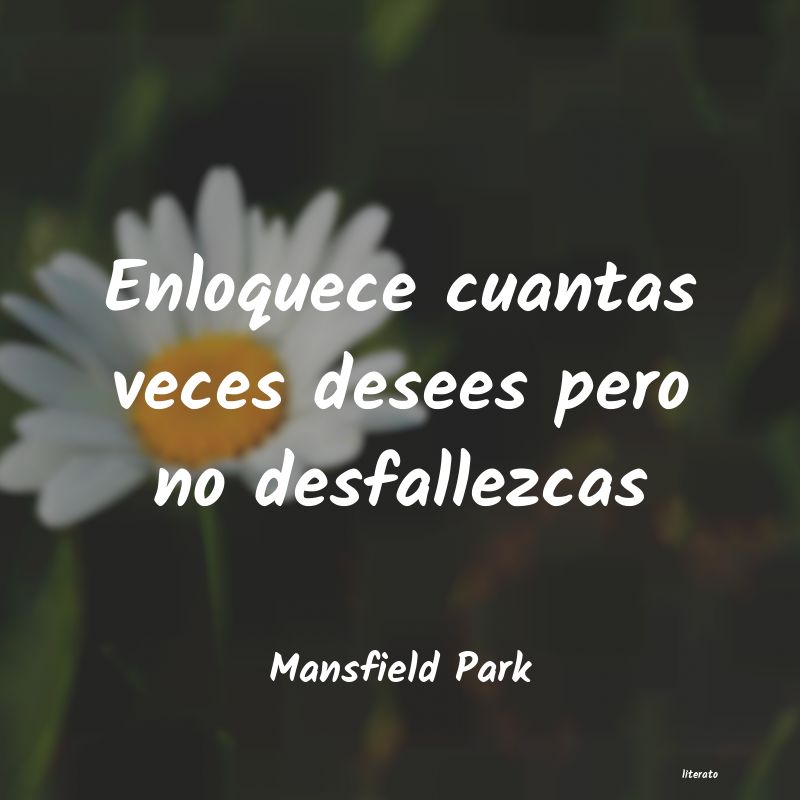 frases de Mansfield Park